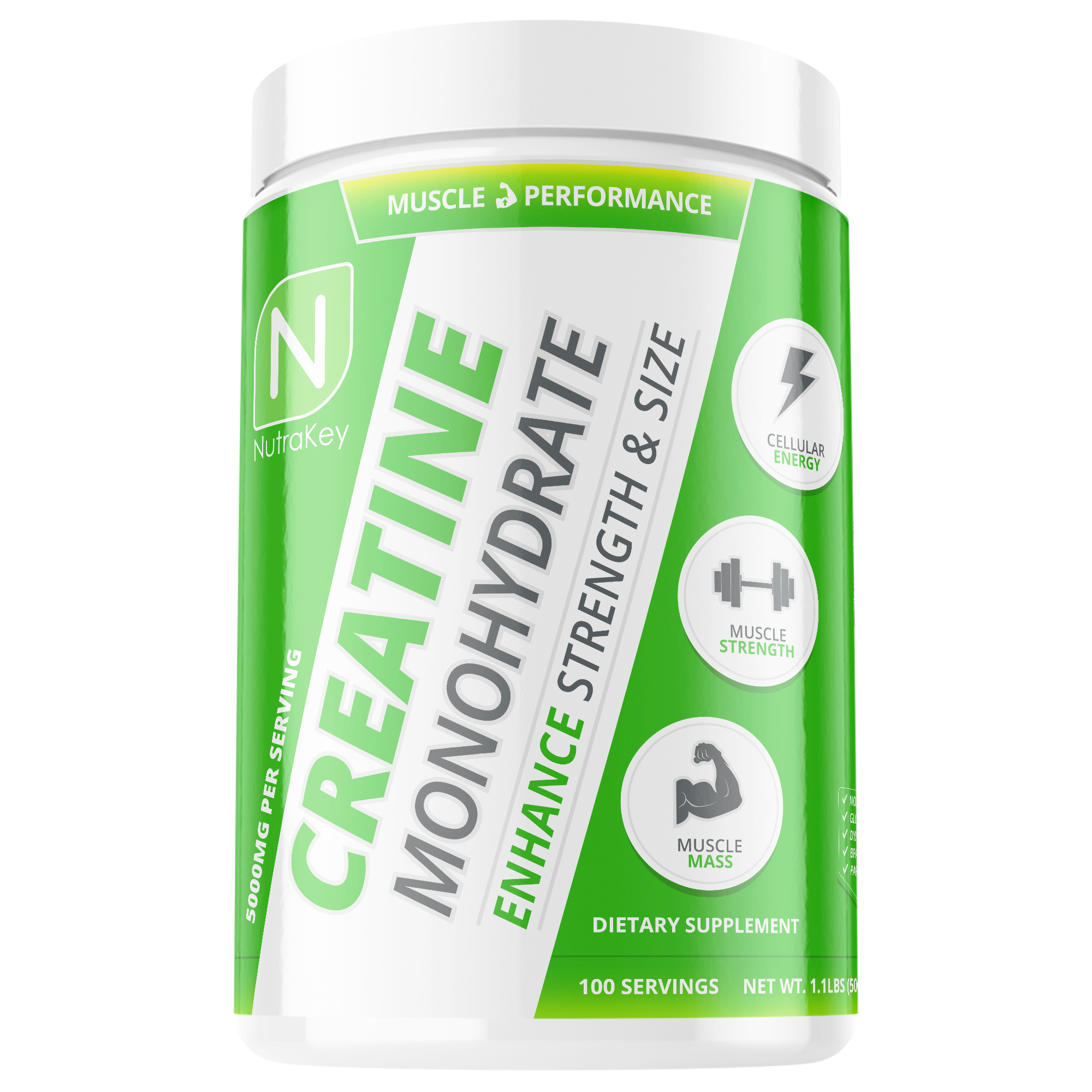 Nutrakey Creatine Monohydrate 500g